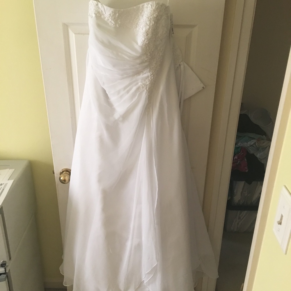 David’s Bridal wedding dress